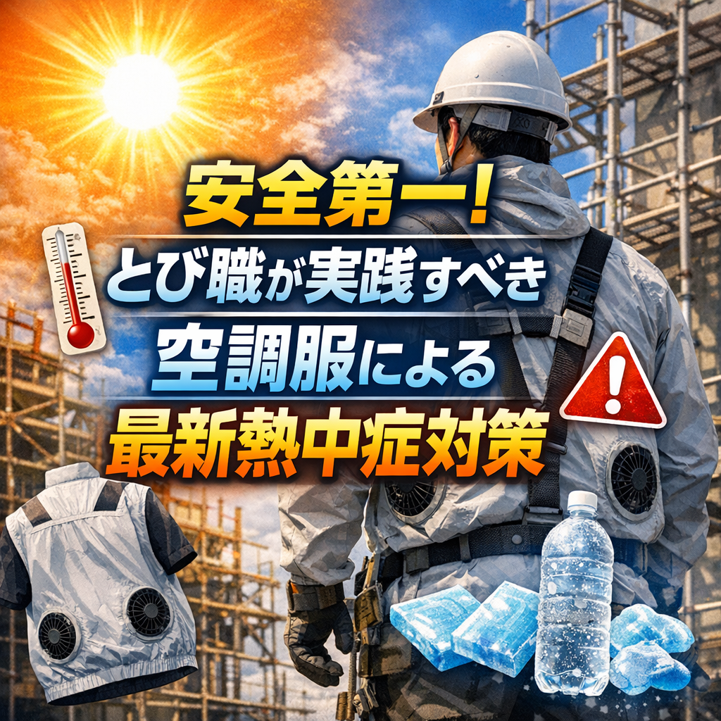 安全第一!とび職が実践すべき空調服による最新熱中症対策